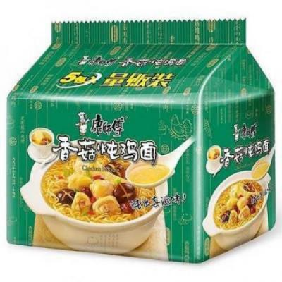 康师傅香菇炖鸡面 5连包