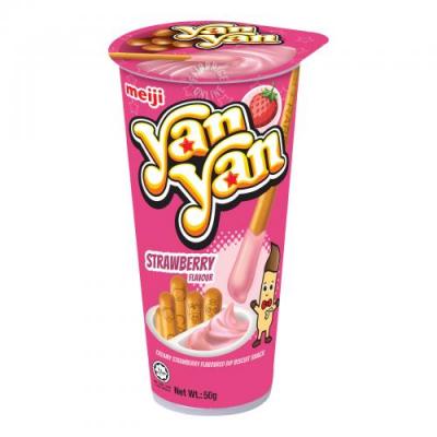 明治欣欣杯草莓味 50g